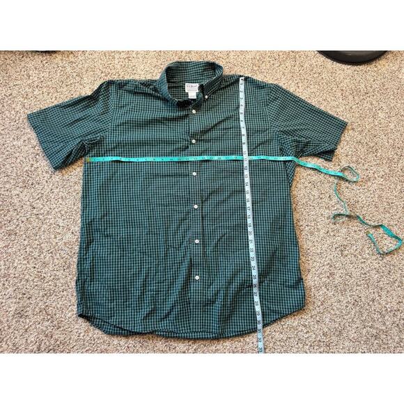 L.L. Bean shirt, XL, Traditional fit, 100% cotton, Forest Green pattern - Picture 4 of 8